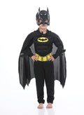 Fantasia Completa do Batman Super Conforto - Compre e Ganhe Capa Grátis 0 LuxxTec Black PP (3 ANOS) 